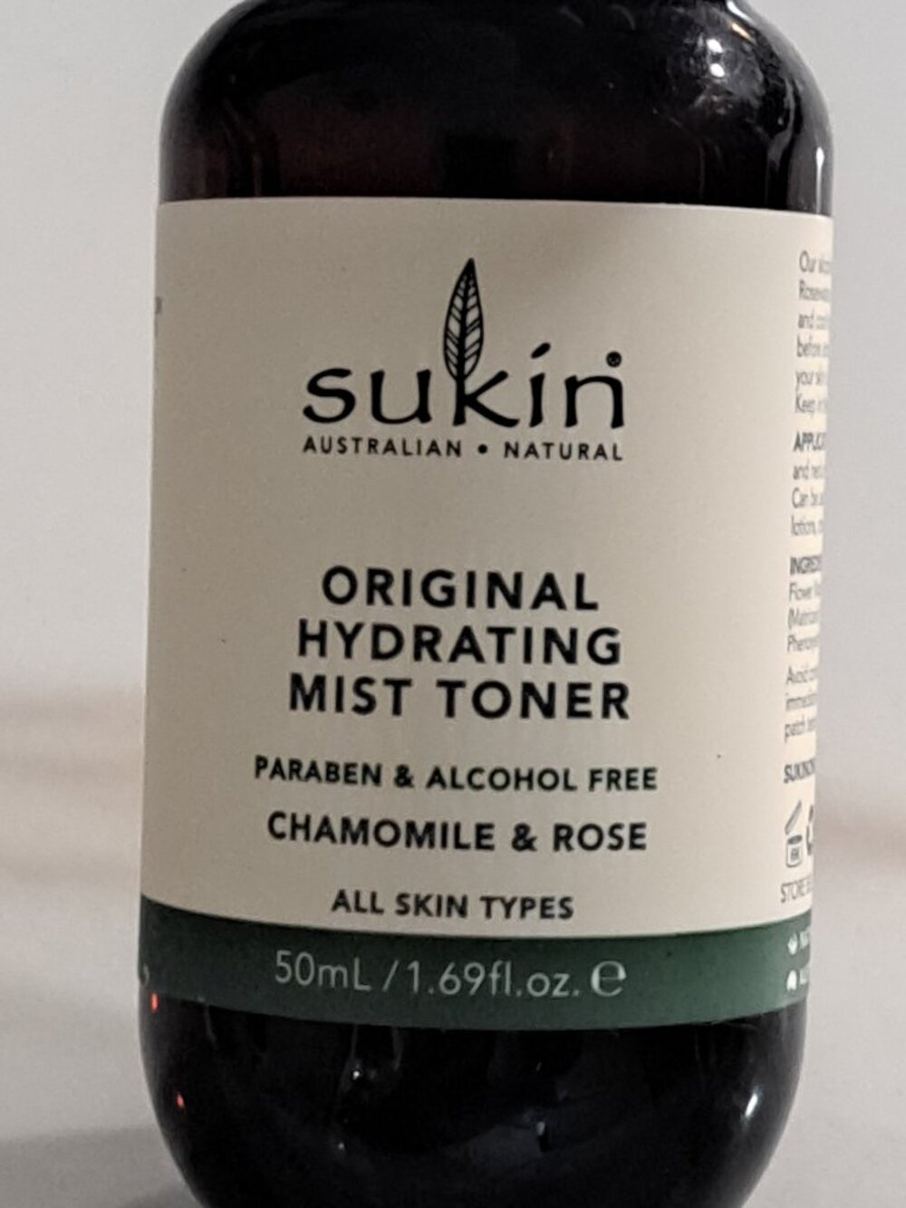 SUKIN Original Hydrating Mist Toner